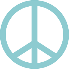 Blue Peace Icon