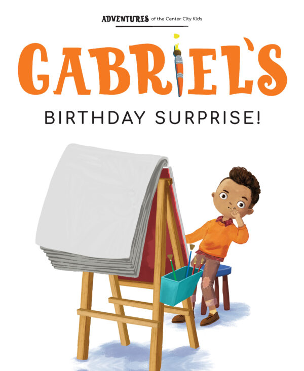 Preview page of cover to the book "Gabriel's Birthday Surprise!"